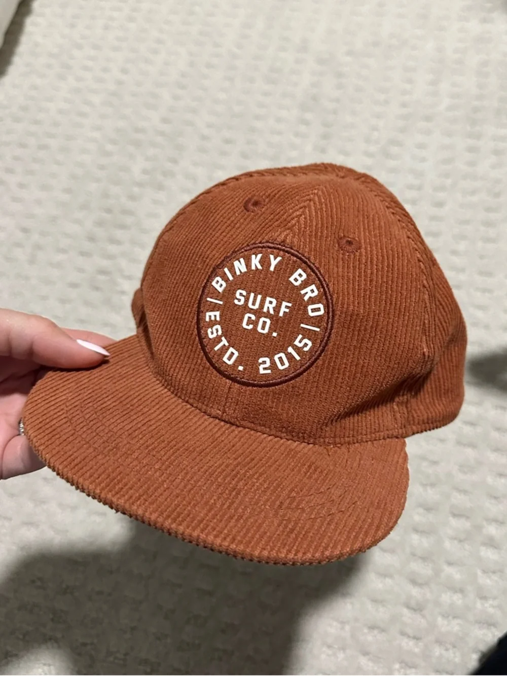 Binky Bro infant SnapBack hat corduroy